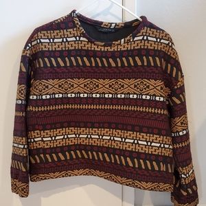 Print Sweater Shirt